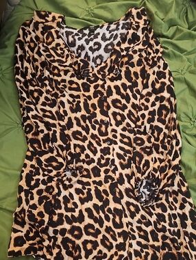 River Island Leopard Print Top